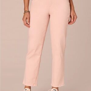 Democracy Women's Straight Leg Jeans in Soft Pink